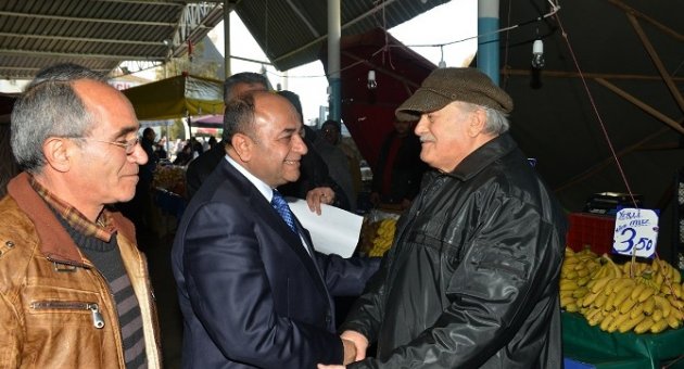 Başkan Arslan Egekent Pazaryeri’nde