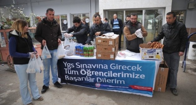 Başkan Çağlayan, Öğrencileri Terminalden Uğurladı