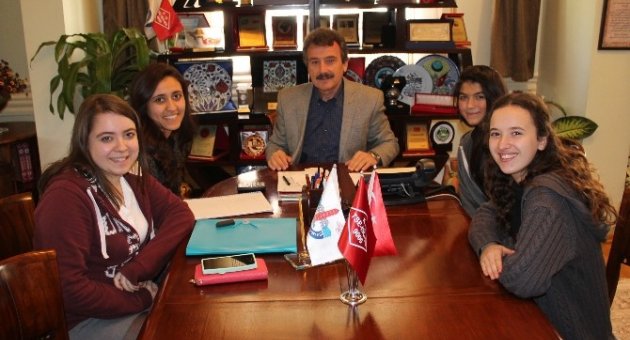 Başkan Çelik, Öğrencilerin Sorularını Cevapladı