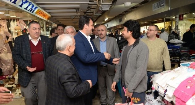 Başkan Dündar Esnafla Buluştu
