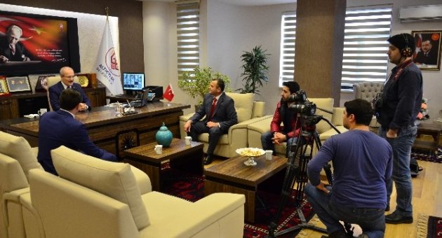 Başkan Kafaoğlu, Azerbaycan Televizyonuna Konuk Oldu