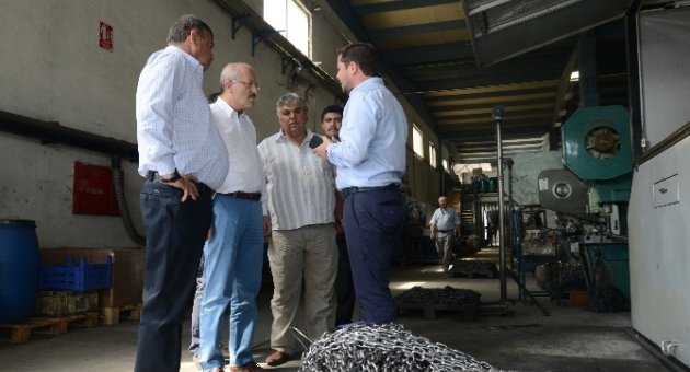Başkan Kafaoğlu’ndan Fabrika Ziyareti
