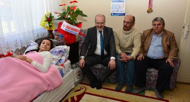 Başkan Kafaoğlu’ndan Kaza Geçiren Sporcuya Ziyaret