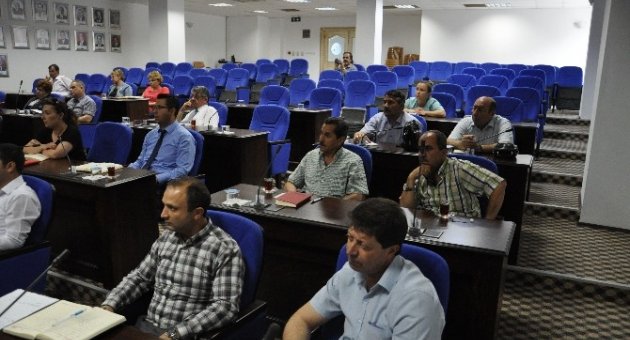 Başkan Kamil Saka Daire Müdürleri İle Aylık Olağan Toplantısını Yaptı