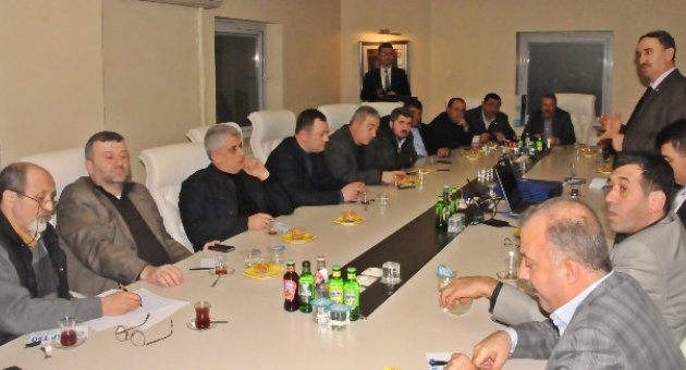 Başkan Kurtulan İş Adamlarına Projelerini Anlattı