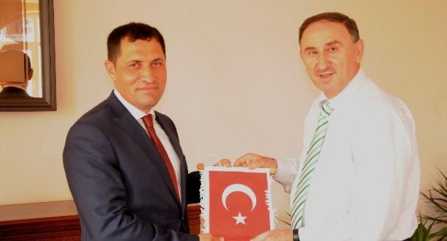 Başkan Kurtulan’dan Yeni Kaymakam Masatlı’ya Ziyaret