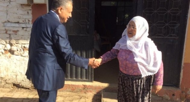 Başkan Mahmut Badem, Kaymakçı’da Sel Mağdurlarını Ziyaret Etti