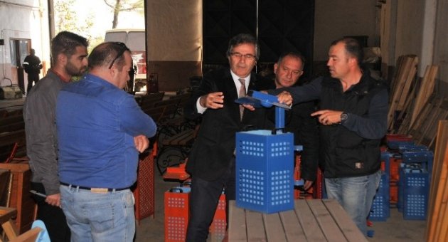 Başkan Mirza Belediye Şantiyesini İnceledi