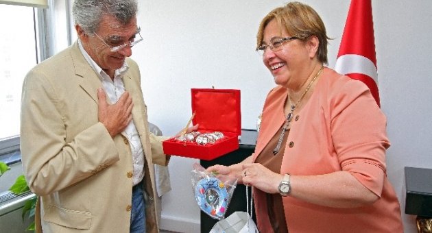 Başkan Pekdaş’a Midilli’den Ziyaret
