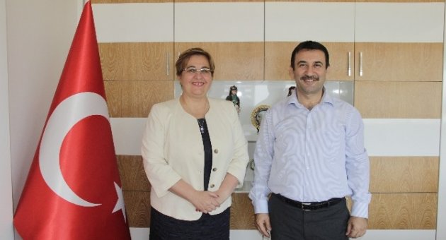 Başkan Pekdaş’tan Kaymakam Çek’e Hayırlı Olsun Ziyareti