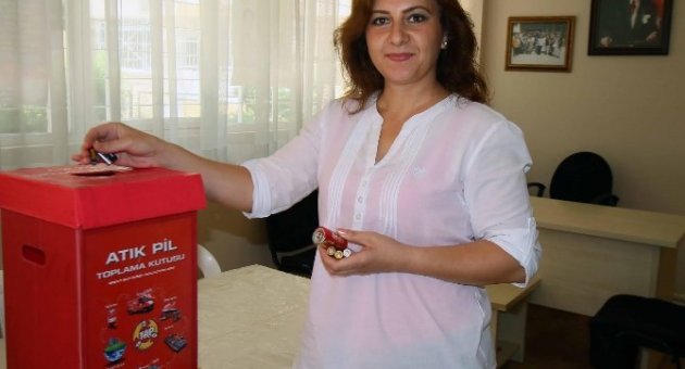 Bayraklı’da 5 Ton Atık Pil Toplandı