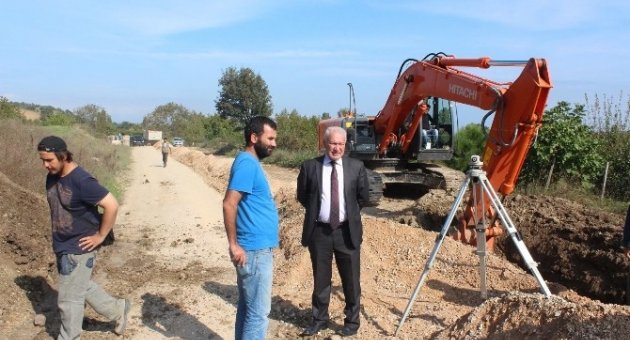 Bayram Dere Barajı İçme Suyu Çalışmaları Devam Ediyor