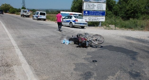 Bayramiç’te Trafik Kazası, 1 Yaralı
