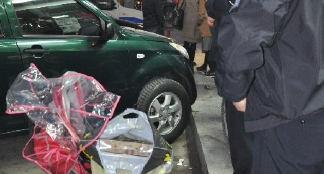 Bebek Arabasından Çanta Hırsızlığı Güvenlik Kamerasında