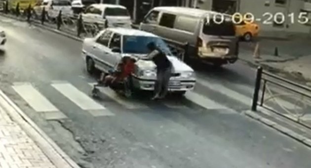 Bebek Kazadan Kıl Payı Kurtuldu