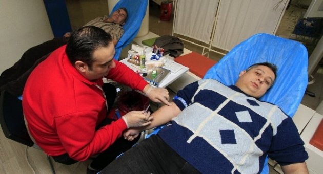Belediye Personelinden Kan Bağışına Destek