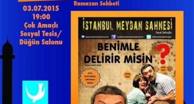 "benimle Delirir Misin?" Aliağa’da Sahnelenecek