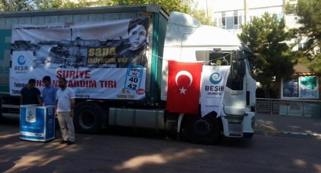 Beşir Derneğinden Suriyelilere Yardım Eli