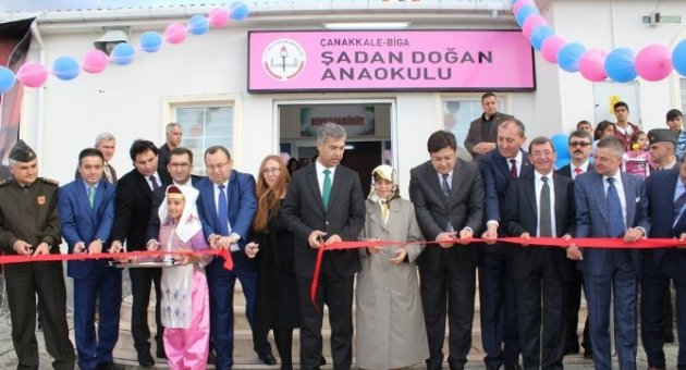 Biga’da Şadan Doğan Anaokulu Açıldı