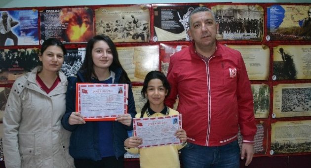 Bigadiçli Şehit Torunlarına Şeref Belgesi