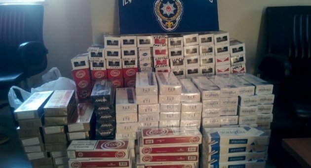 Bin 600 Paket Kaçak Sigara Ele Geçirildi