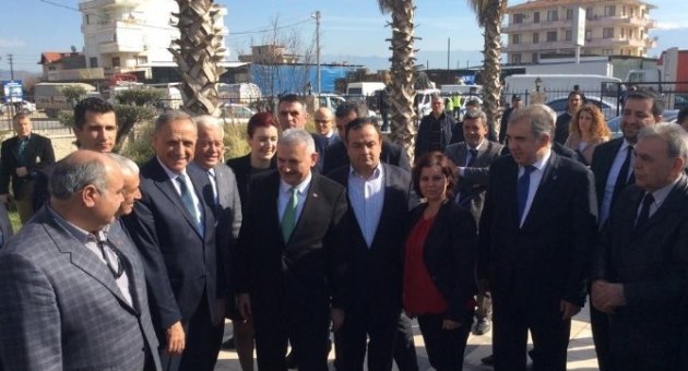 Binali Yıldırım Ve Aziz Kocaoğlu Ödemiş’te Buluştu