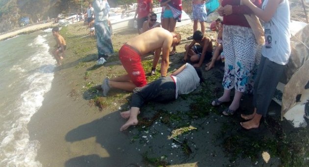 Boğulma Tehlikesi Atlatan Genç Kızı Mak Kurtardı