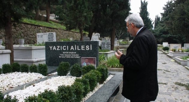 Bölükbaşı’ndan Yazıcı’nın Mezarına Ziyaret