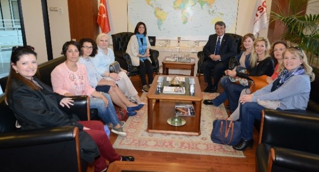 Btso, Bursa Uluslararası Kadınlar Derneği Üyelerini Ağırladı
