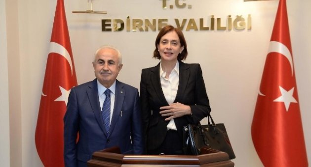 Bulgaristan’ın Ankara Büyükelçisi Neynsky’den Edirne Valisi Şahin’e Ziyaret