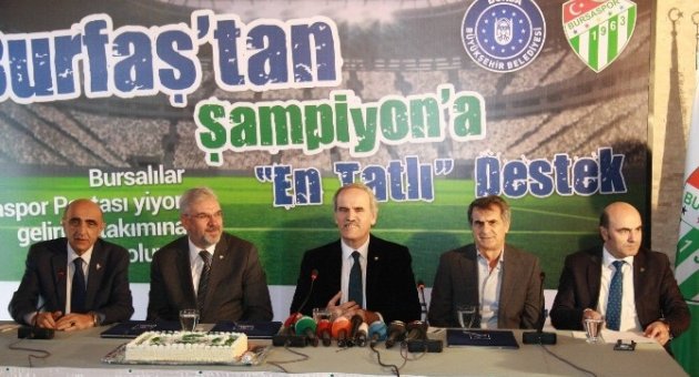 Burfaş’tan Timsaha Pasta Desteği