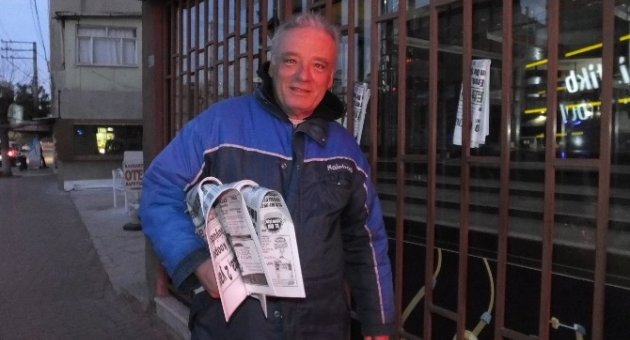 Burhaniye’de Cefakar Basın Emekçisi