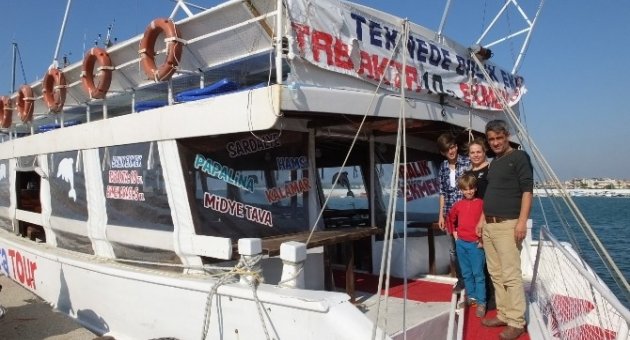 Burhaniye’de Gezi Teknesi Balıkçı Lokantası Oldu