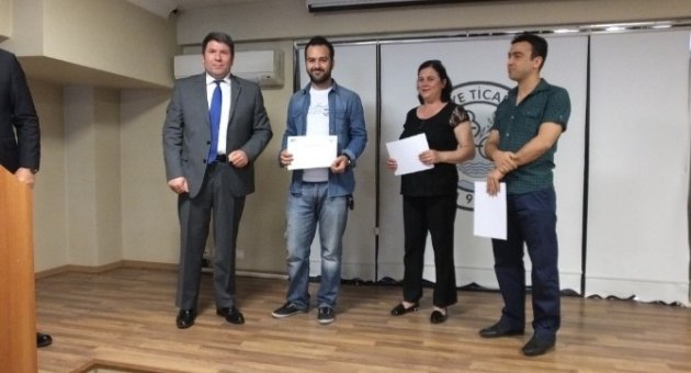 Burhaniye’de Girişimciler Sertifika Aldı