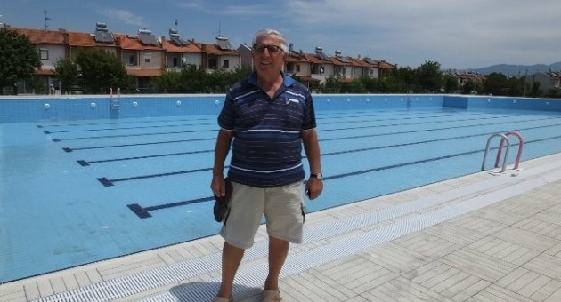 Burhaniye’de Orjan Tatil Sitesine Olimpik Havuz
