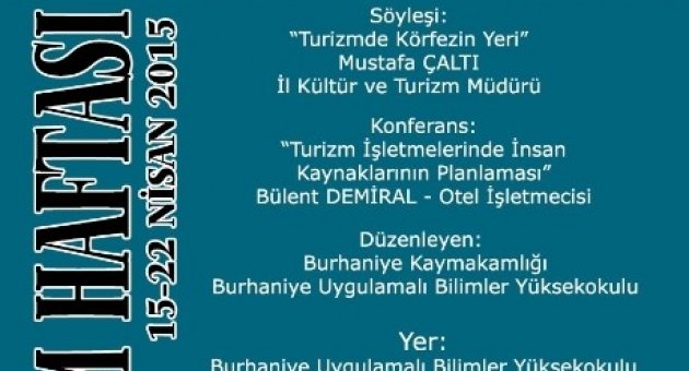 Burhaniye’de Turizm Haftası Kutlama Programı Hazırlandı