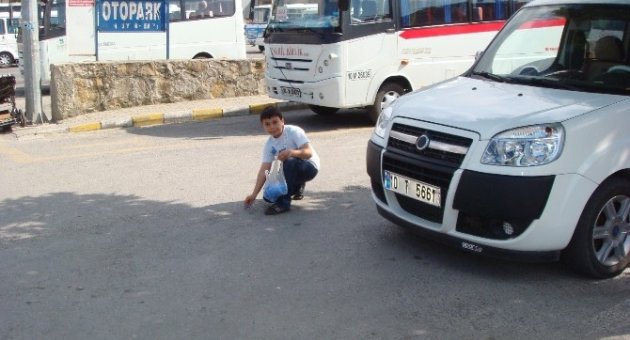 Burhaniyeli Küçük Serhat’tan Örnek Davranış