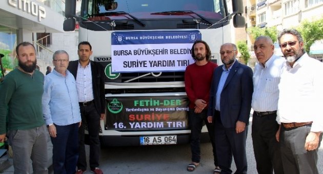 Bursa Esnafından Suriye’ye Yardım Tırı