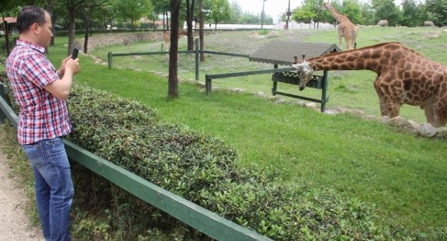 Bursa Hayvanat Bahçesi’ne Ziyaretçi Akını