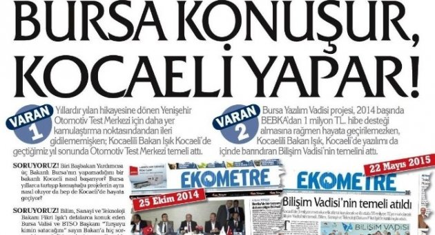 Bursa Konuştu, Kocaeli Yaptı