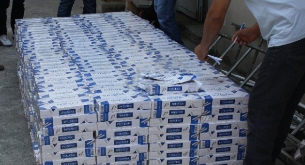 Bursa’da 11 Bin Paket Sigara Ele Geçirildi