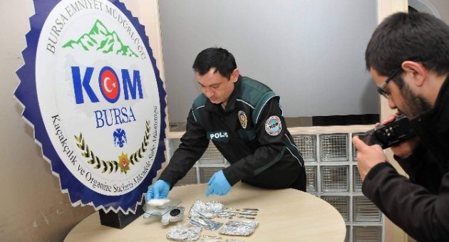 Bursa’da 80 Gram Metamfetamin Ele Geçirildi