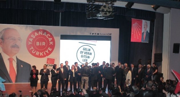 Bursa’da Chp Milletvekili Adayları Tanıtıldı