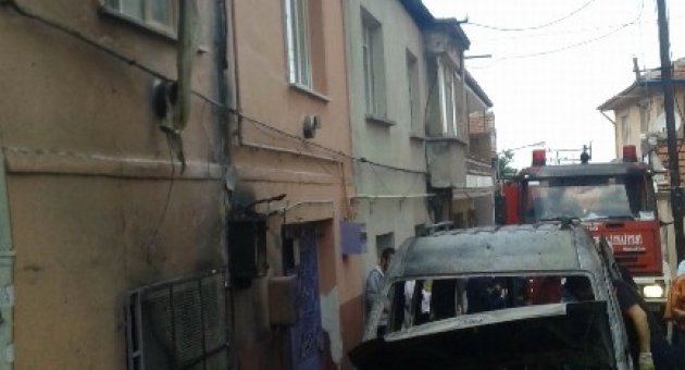 Bursa’da Seyir Halindeki Kamyonet Böyle Alev Aldı