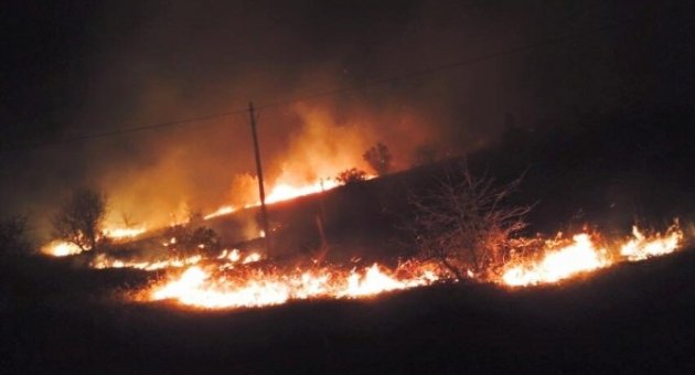 Bursa’da Yürekleri Ağızlara Getiren Yangın