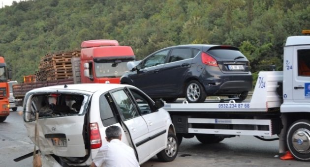 Bursa’da Zincirleme Trafik Kazası: 6 Yaralı