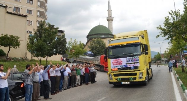 Bursa’dan Suriye’ye 7 Tır Yardım