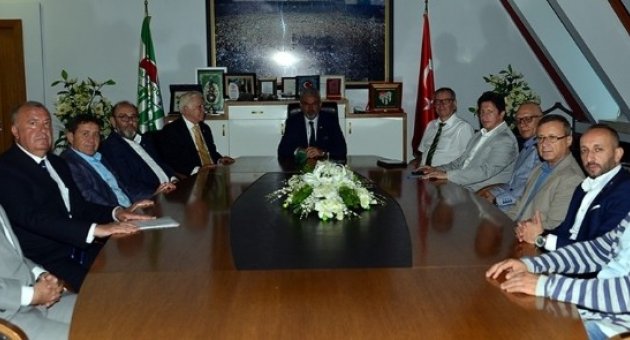 Bursaspor Divan Başkanlık Kurulundan Bölükbaşı’na Ziyaret