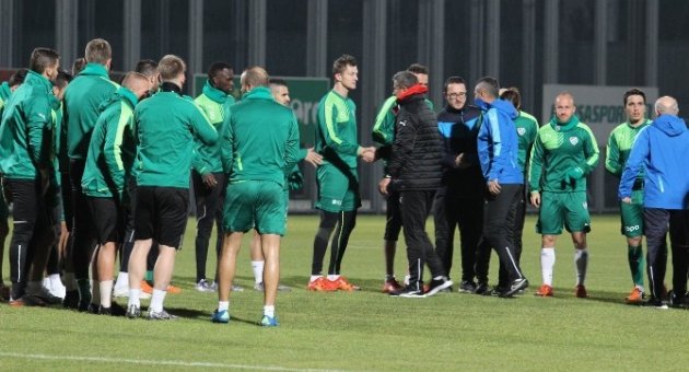Bursaspor’da Hamzaoğlu İlk Antrenmanına Çıktı