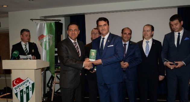 Bursaspor’dan Başkan Dündar’a Teşekkür